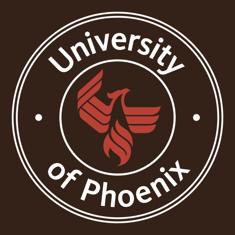 University Of Phoenix White Red Heavy Core Tee by artisFamous | Teevron