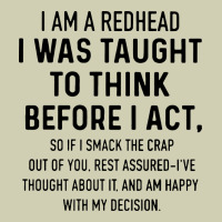I Am A Redhead I Was Taught To Think Heavy Core Tee | Teevron