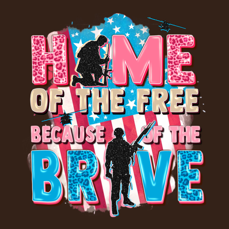 Home Of The Free Because Of The Brave Heavy Core Tee by FaDigitalArtStudio | Teevron