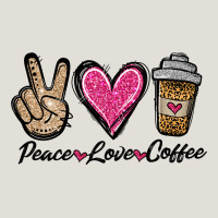 Peace Love Coffee Heavy Core Tee | Teevron