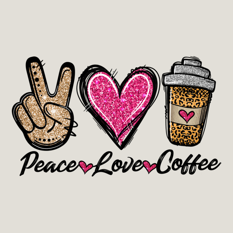 Peace Love Coffee Heavy Core Tee by Jasminsmagicworld | Teevron