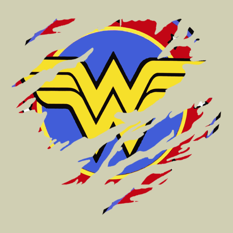 Tear Off Wonder Woman Shield Heavy Core Tee by artisFamous | Teevron