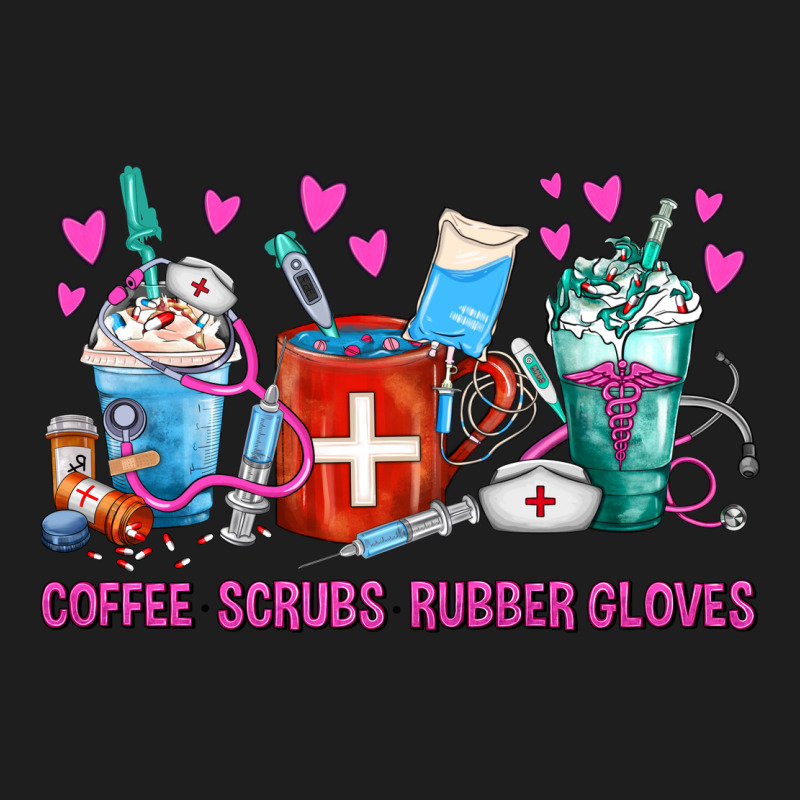 Coffee Nurse Repeat Nurse Coffee Cups Classic Tee by FaDigitalArtStudio | Teevron