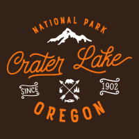 Crater Lake Oregon National Park Vintage Retro Heavy Core Tee | Teevron