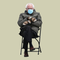 Bernie Sitting In The Cold With Mittens Meme Heavy Core Tee | Teevron