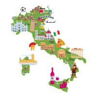 Italy map | Teevron