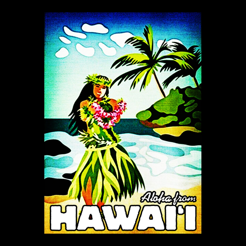 Hawaii Hula Girl Heavy Core Tee by artisFamous | Teevron