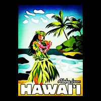 Hawaii Hula Girl Heavy Core Tee | Teevron