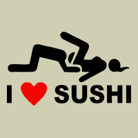 I Love Sushi Funny Heavy Core Tee | Teevron