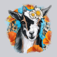 Daisy Goat With Background Heavyweight Sweatshirt | Teevron