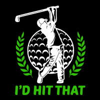 Id Hit That Funny Golfing Golf Heavy Core Tee | Teevron