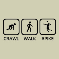 Crawl Walk Spike Volleyball Heavy Core Tee | Teevron