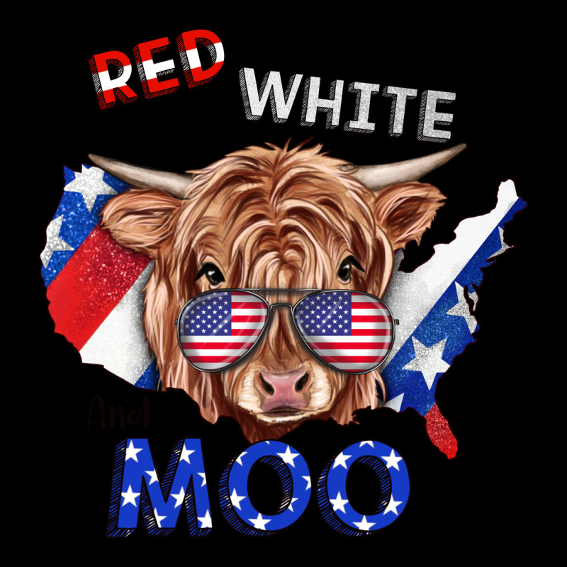Red White And Moo Cow Heavyweight Sweatshirt by RanaPortraitStore | Teevron