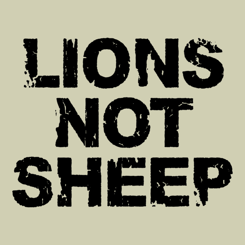 Lions Not Sheep Heavy Core Tee by artisFamous | Teevron