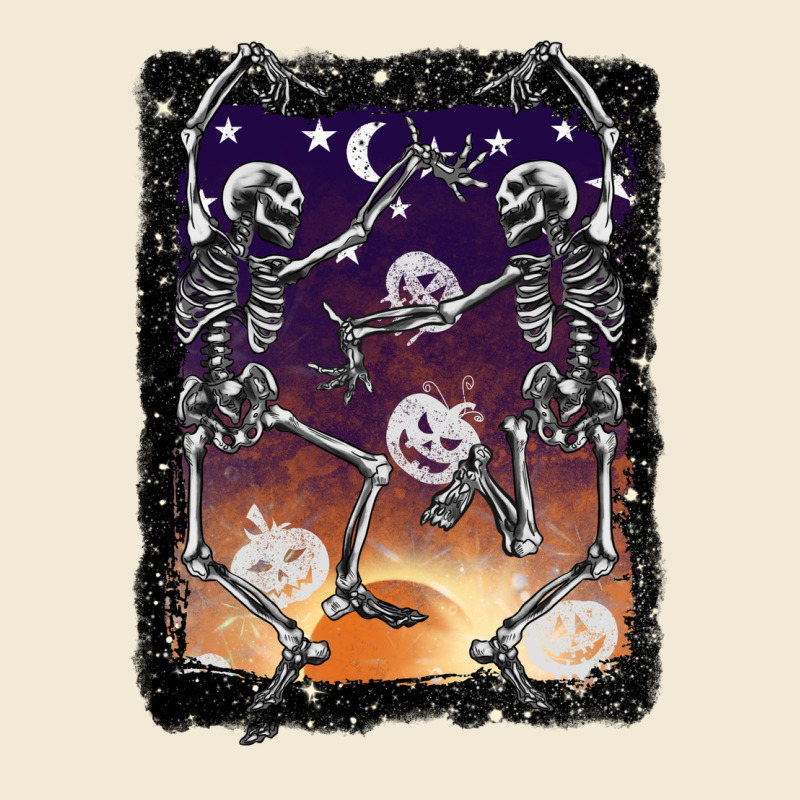 Halloween Dancing Skeletons Stars Premium Hoodie by BarkalooDesign | Teevron