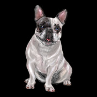 White Black French Bulldog Ladies Tee | Teevron
