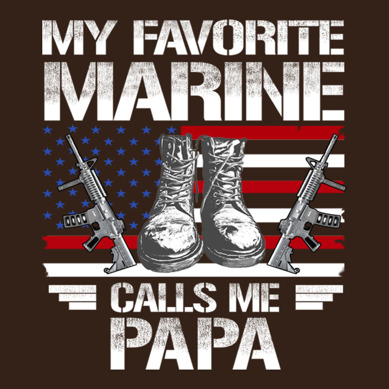 Marine Papa, Gifts My Favorite Marine Calls Me Pa Pa Military Mother Heavy Core Tee by artisFamous | Teevron