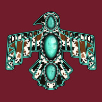 Cowhide Turquoise Thunderbird Zipper Hoodie | Teevron