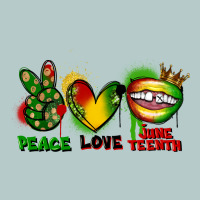 Peace Love Juneteenth Heavy Core Tee | Teevron