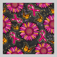 Breast Cancer Sunflower Seamless Pattern Premium Tee | Teevron