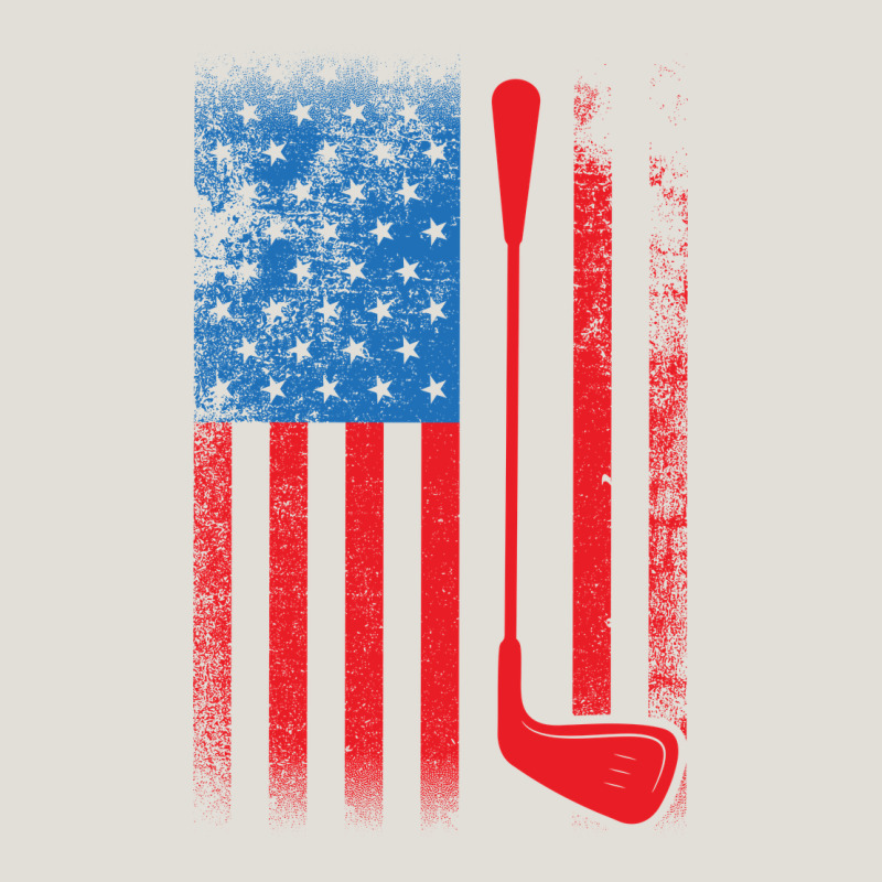 Golf With Usa Flag Heavy Core Tee by artisFamous | Teevron
