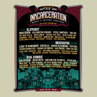 Face Mask Mansfield Ohio Inkcarceration Lineup Heavy Core Tee | Teevron