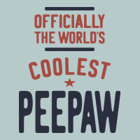 Officially The World's Coolest Peepaw | Mens Gift Heavy Core Tee | Teevron
