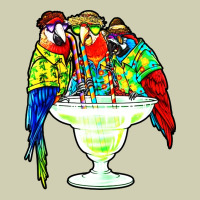 Parrots Drinking Margarita Hawaiian Heavy Core Tee | Teevron