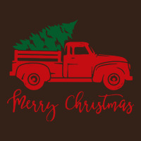 Vintage Red Truck With Christmas Heavy Core Tee | Teevron