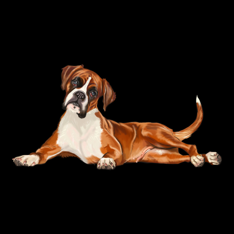 Boxer Dog Illustrations Ladies Tee by LillyAllenDesigns | Teevron