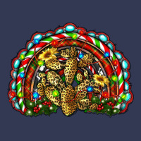 Christmas Rainbow With Leopard Cactus Heavyweight Hoodie | Teevron