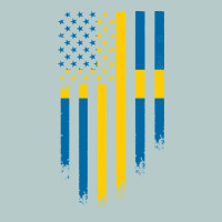 Sweden Swedish Roots American Flag | Canadian Roots Heavy Core Tee | Teevron