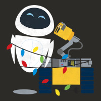 Wall E Eve Christmas Light Wrap Graphic T Shirt Heavy Core Tee | Teevron