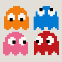 Pacman Ghosts Cool Retro 80s Heavy Core Tee | Teevron