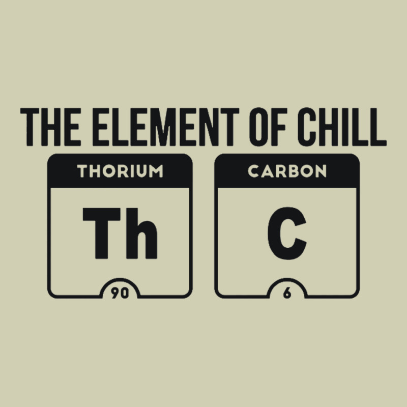 Mens The Element Of Chill Thc Marijuana Joke Black Heavy Core Tee by artisFamous | Teevron
