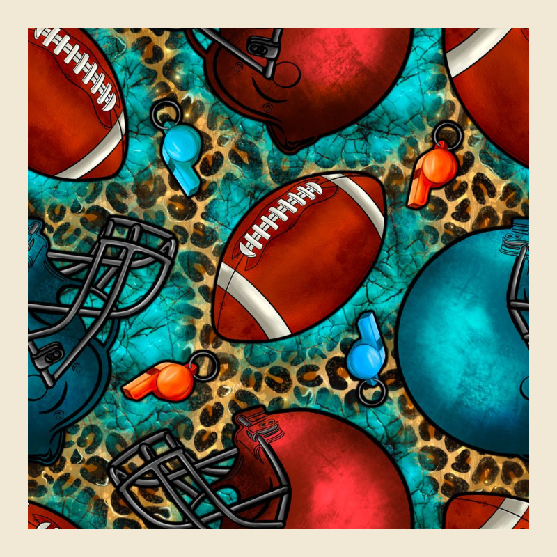 American Football Helmet With Leopard And Gemstone Premium Tee by BundleAndBundleShop | Teevron