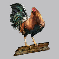 American Game Rooster Standing Long Sleeve Tee | Teevron