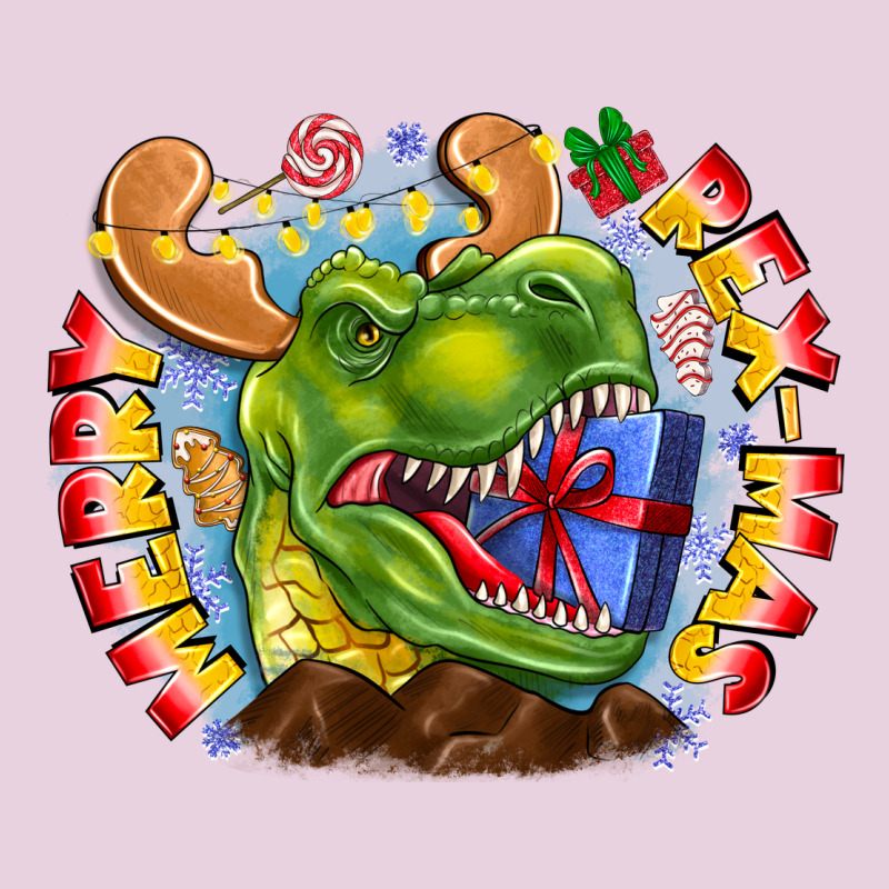 Merry Rexmas Ladies Tee by CowhideDigitalArt | Teevron