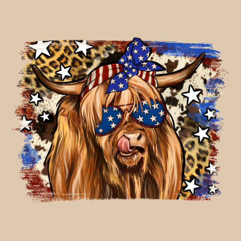 4th Of July Highland Cattle Heavyweight Sweatshirt by RanaPortraitStore | Teevron