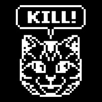 Kill No More Heroes Cat Heavy Core Tee | Teevron