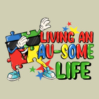 Living An Au-some Life Autism Awareness Day Heavy Core Tee | Teevron