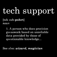 Funny Tech Support Definition Heavy Core Tee | Teevron