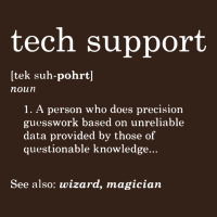Funny Tech Support Definition Heavy Core Tee | Teevron
