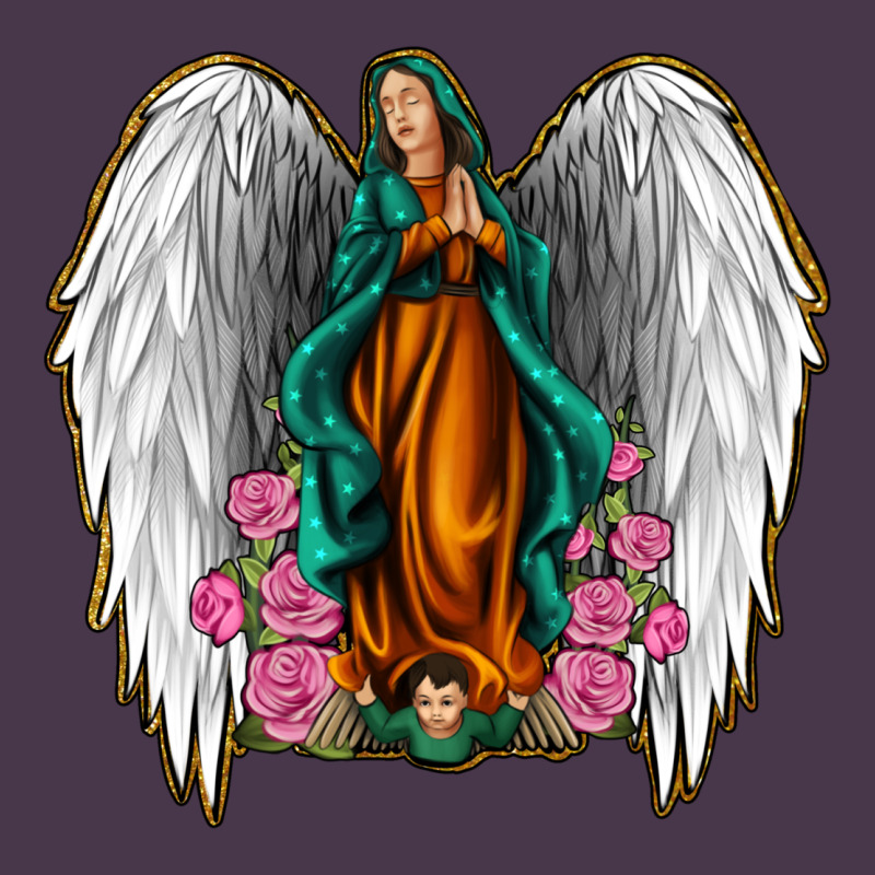 Angel Wing Lady Of Guadalupe Heavyweight Hoodie by Jasminsmagicworld | Teevron