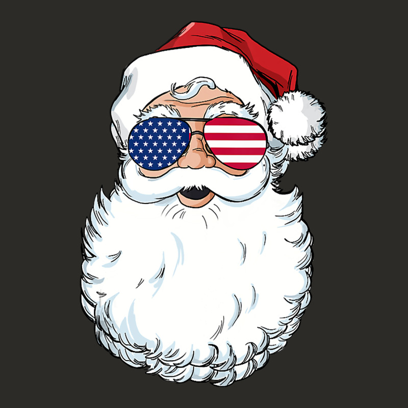 Santa Claus  U.s.a Sunglasses Christmas In July Santa Heavy Core Tee by artisFamous | Teevron
