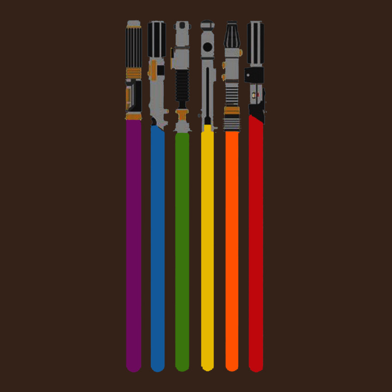 Rainbow Lightsaber Heavy Core Tee by artisFamous | Teevron