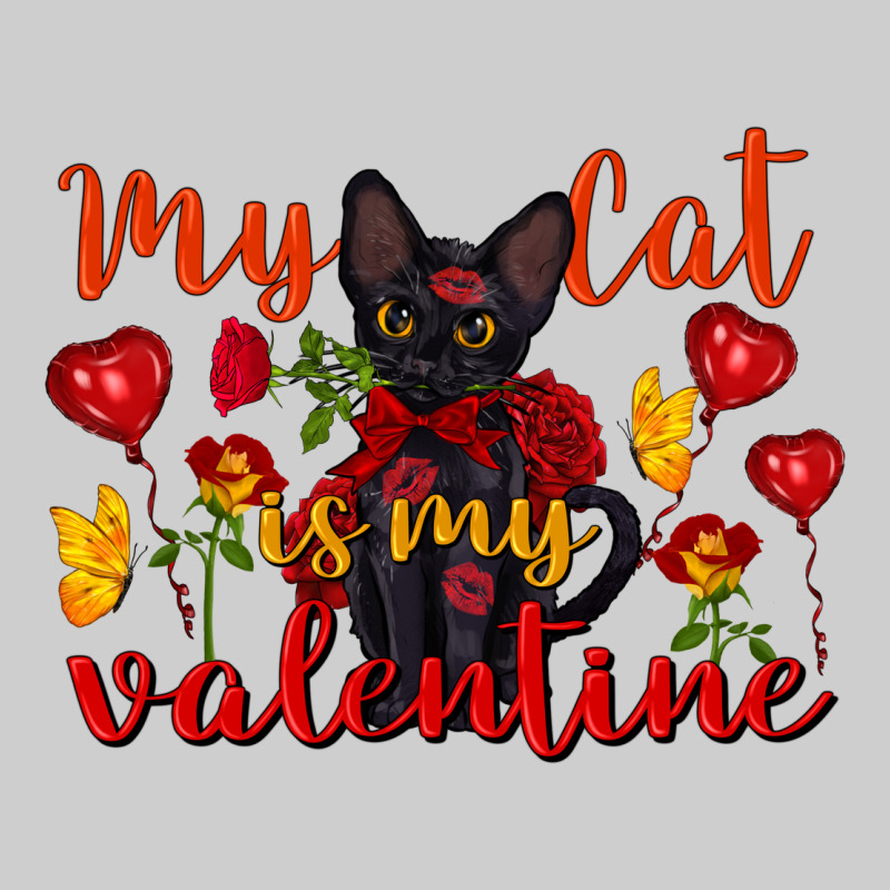 My Cat Is My Valentine Valentine's Day Premium Tee by FaDigitalArtStudio | Teevron