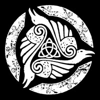 Celtic Trinity Knot Crow Spiritual Mandala Heavy Core Tee | Teevron