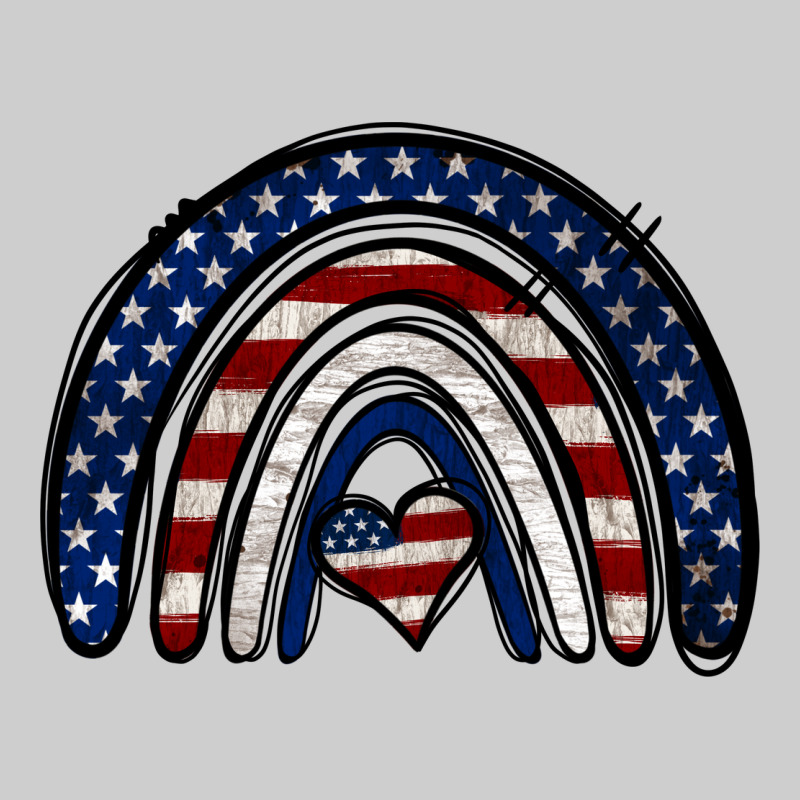 Usa American Flag Rainbow Premium Sweatshirt by Jasminsmagicworld | Teevron