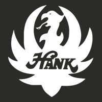 White And Black Hank Art Heavy Core Tee | Teevron